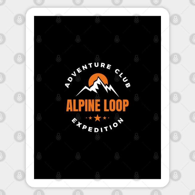 Alpine Loop Sticker by Travis's Design 